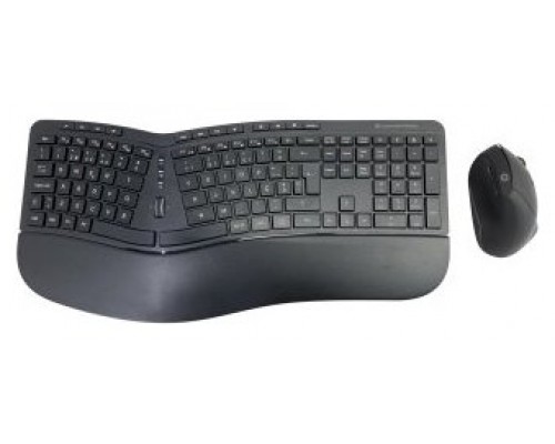 Teclado Y Mouse Wireless Ergonomico Conceptronic