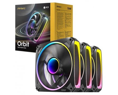 VENTILADOR UNIVERSAL ORBIT 120 A-RGB ANTEC (Espera 4 dias)