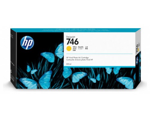 HP nº746 300-ml Yellow Ink Cartridge