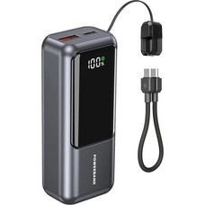 Gembird  Powerbank con LCD 10000 mAh Gris