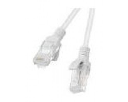 CABLE RED LANBERG LATIGUILLO CAT.6 UTP LSZH CU 0.5M GRIS FLUKE  PASSED