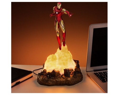 LÁMPARA DIORAMA IRON MAN VOLANDO 18 CM PALADONE PP11311MSIS (Espera 4 dias)