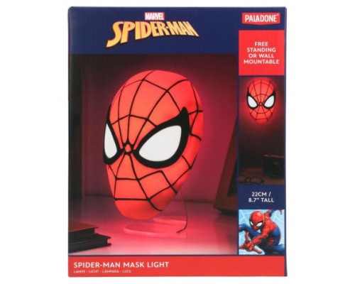 LÁMPARA MÁSCARA DE SPIDER-MAN 22 CM PALADONE PP11357SPM (Espera 4 dias)