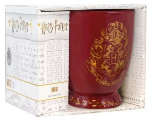 TAZA DESAYUNO BERENJENA ESCUDO HOGWARTS PALADONE PP4260HPV2 (Espera 4 dias)