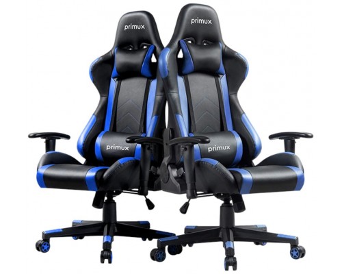 SILLA GAMING PRIMUX ELITE COBALTO NEGRO/AZUL (Espera 4 dias)