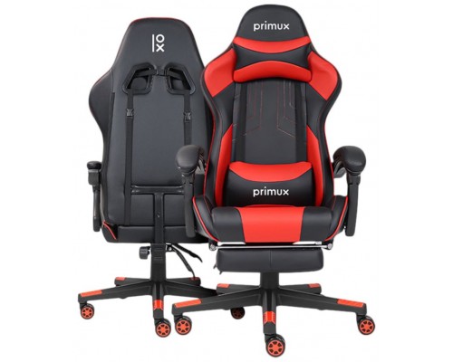 SILLA GAMING PRIMUX ECLIPSE GRANA NEGRO/ROJO (Espera 4 dias)