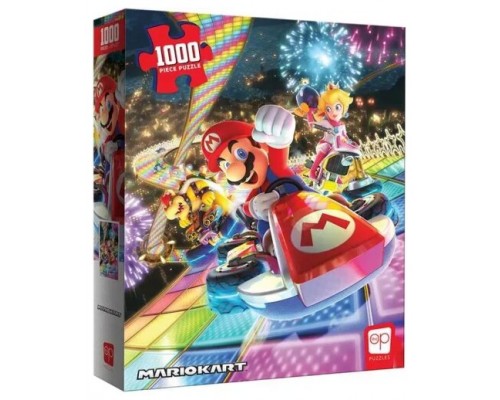 PUZZLE 1000 PIEZAS MARIO KART RAINBOW ROAD USAOPOLY PZ005-734-002200-06 (Espera 4 dias)