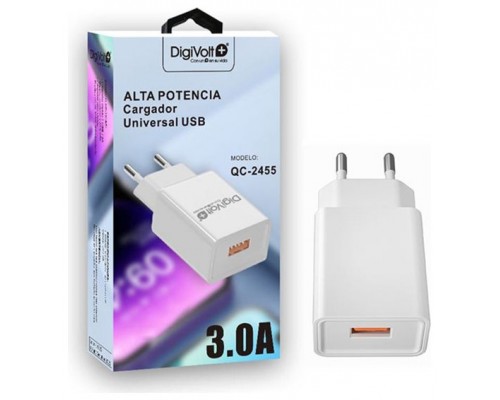 Cargador De Pared Con Salida Usb 3.0a Qc-2455