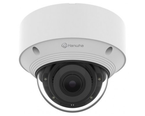 HANWHA CÁMARA IP SERIE Q 8MP DOMO ANTIVANDÁLICO VARIFOCAL MOTORIZADO 3.2-10.2MM, H.265/H.264/MJPEG, WIDESTREAM, 120DB WDR, ICR, IR 30M, CON IA, SLOT MICROSD, USB, IP66, IK10, NEMA4X (Espera 4 dias)