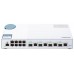 QNAP QSW-M408-4C 8 port 1Gbps 4 port 10G SFQNAP QSW-M408-4C - Con