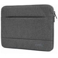 Celly Funda Portatil Sleeve hasta 13" Gris