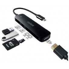 Nilox NXDSUSBC05 Adaptador USB-C 5 en 1