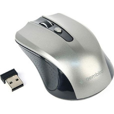 Gembird Rat&oacute;n &Oacute;ptico Inal&aacute;mbr. 1600 DPI Negro/Gris