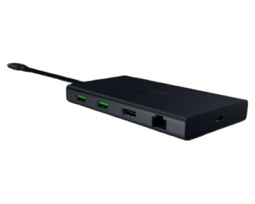 Razer USB-C Dock Alámbrico USB 3.2 Gen 1 (3.1 Gen 1) Type-C Negro (Espera 4 dias)