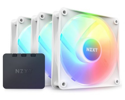 NZXT F120 Core RGB Carcasa del ordenador Ventilador 12 cm Blanco 3 pieza(s) (Espera 4 dias)