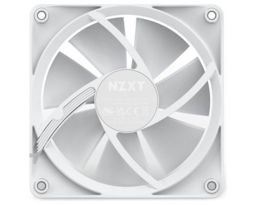 NZXT F120 RGB Carcasa del ordenador Ventilador 12 cm Blanco 1 pieza(s) (Espera 4 dias)