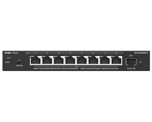 Reyee ES209MG-P Switch 5xmGB PoE 1xSFP+ 130W