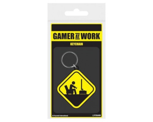 LLAVERO GAMER AT WORK SEÑAL PELIGRO PYRAMID RK38872C (Espera 4 dias)