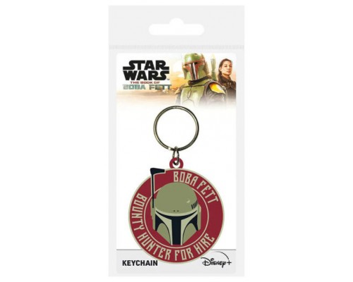 LLAVERO DE GOMA STAR WARS EL LIBRO DE BOBA FETT PYRAMID REDSTRING RK39329C (Espera 4 dias)