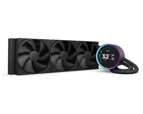 NZXT Kraken Elite 360 Procesador Sistema de refrigeración líquida todo en uno 12 cm Negro 1 pieza(s) (Espera 4 dias)