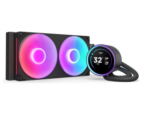 NZXT Kraken Elite 280 RGB Procesador Sistema de refrigeración líquida todo en uno 14 cm Negro 1 pieza(s) (Espera 4 dias)