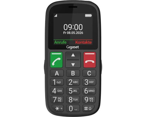 Gigaset GL30 5,59 cm (2.2") 106 g Negro Tel&eacute;fono para personas mayores (Espera 4 dias)