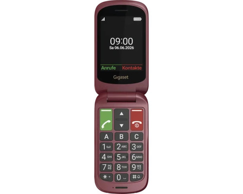 Gigaset GL40 7,11 cm (2.8") 88 g Rojo Tel&eacute;fono para personas mayores (Espera 4 dias)