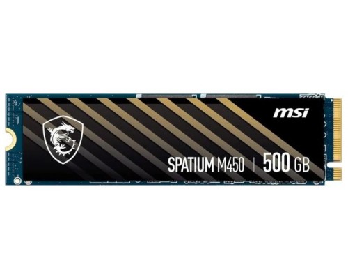 MSI Spatium M450 PCIe 4.0 NVMe M.2 500GB V1 PCI Express 4.0 3D NAND (Espera 4 dias)