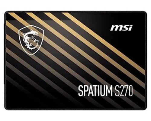 MSI SPATIUM S270 SATA 2.5 960GB unidad de estado sólido 2.5" Serial ATA III 3D NAND (Espera 4 dias)