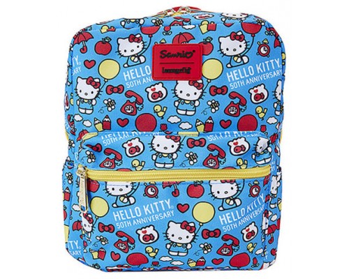 MINI MOCHILA HELLO KITTY 50 ANIVERSARIO 10 X 6 X 3,5 LOUNGEFLY SANBK0523 (Espera 4 dias)