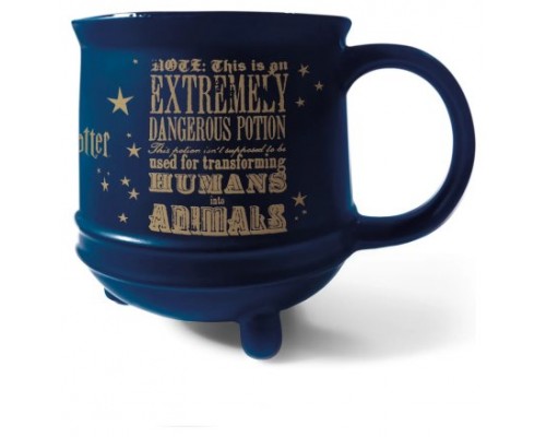 TAZA 3D CALDERO "POCIONES EXTREMADAMENTE PELIGROSAS" AZUL PYRAMID REDSTRING SCMG27203 (Espera 4 dias)