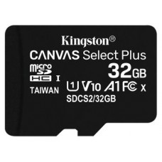 Kingston Technology Canvas Select Plus memoria flash 32 GB MicroSDHC Clase 10 UHS-I (Espera 4 dias)