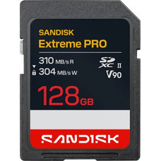 SanDisk Extreme PRO SD UHS-II V90 Card - 128GB SDXC (Espera 4 dias)