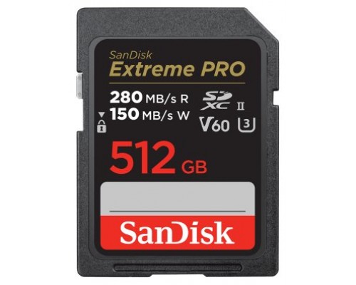 SanDisk SDSDXEP-512G-GN4IN memoria flash 512 GB SDXC UHS-II Clase 10 (Espera 4 dias)