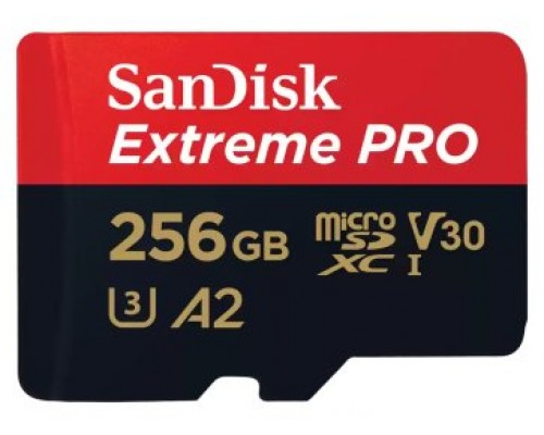 SanDisk Extreme PRO 256 GB MicroSDXC UHS-I Clase 10 (Espera 4 dias)