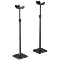 AISENS - SOPORTE UNIVERSAL DE SUELO GIRATORIO E INCLINABLE PARA ALTAVOCES, NEGRO