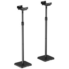 AISENS - SOPORTE UNIVERSAL DE SUELO GIRATORIO E INCLINABLE PARA ALTAVOCES, NEGRO