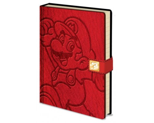 AGENDA NINTENDO DISEÑO SUPER MARIO A5 PYRAMID REDSTRING SR72403 (Espera 4 dias)