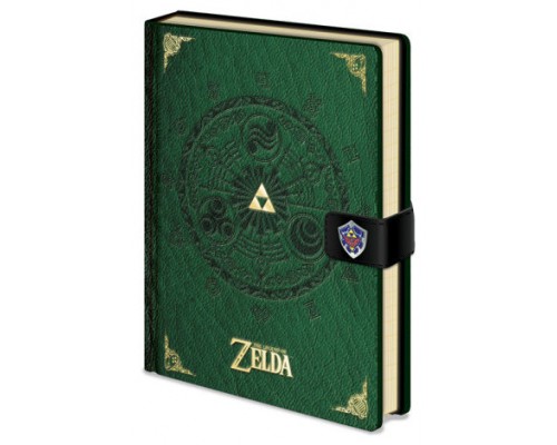 CUADERNO PREMIUM THE LEGEND OF ZELDA MEDALLÓN PYRAMID REDSTRING SR72444 (Espera 4 dias)