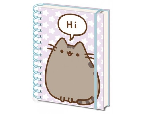 CUADERNO A5 CON ESPIRAL PUSHEEN SAYS HI 21 X 15 CM PYRAMID INTERNATIONAL REDSTRING SR72509 (Espera 4 dias)