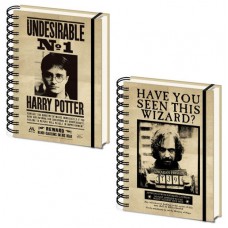 CUADERNO A5 CON ESPIRAL (PORTADA LENTICULAR) CARTELES HARRY & SIRUS 21 X 15 CM PYRAMID INTERNATIONAL SR72657 (Espera 4 dias)