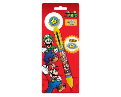 BOLÍGRAFO MULTICOLOR SUPER MARIO PYRAMID SR72884 (Espera 4 dias)