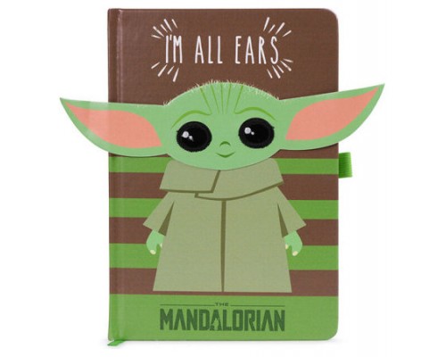 CUADERNO PREMIUM MANDALORIAN IM ALL EARS VERDE PYRAMID INTERNATIONAL SR73280 (Espera 4 dias)