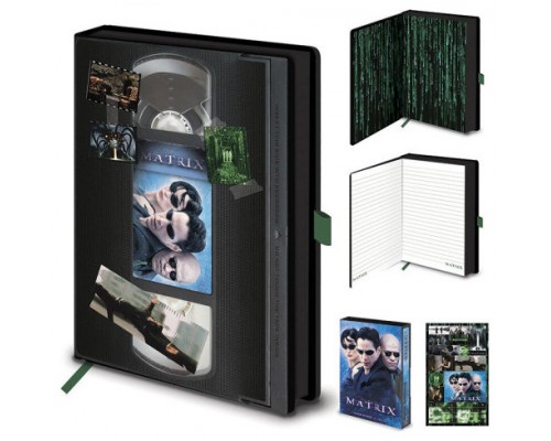 CUADERNO A5 PREMIUM VHS MATRIX PYRAMID INTERNATIONAL SR73707 (Espera 4 dias)