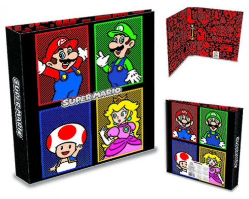 ARCHIVADOR DE ANILLAS A4 SUPER MARIO (4 COLORES) 31,5 X 25 PYRAMID SR73817 (Espera 4 dias)