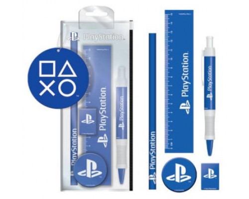 SET DE PAPELERÍA ESCOLAR PLAYSTATION PYRAMID REDSTRING SR74024 (Espera 4 dias)