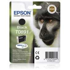 Epson Monkey Cartucho T0891 negro (etiqueta RF) (Espera 4 dias)