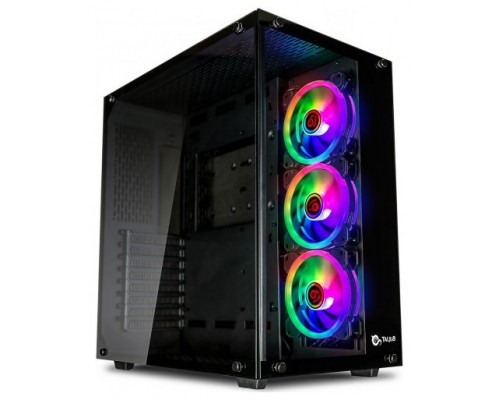 Caja Atx Semitorre Gaming Talius Cronos Black Rgb