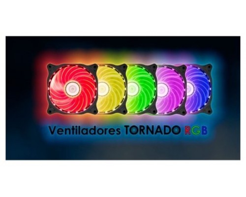 Talius - Ventilador Caja Tornado RGB - OEM - 12 cm