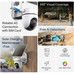 CAMARA EXTERIOR 4G TP-LINK TAPO C615G KIT 3MP MIC+ALT